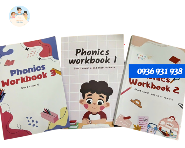 Bộ 3 cuốn bài tập bổ trợ Oxford phonics Word 2 ( CVC Word family)